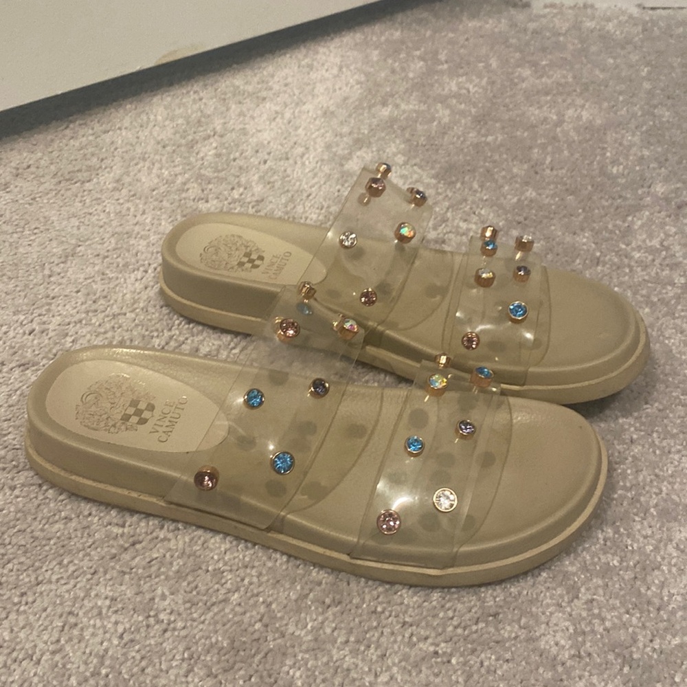 Vince Camuto jeweled sandals